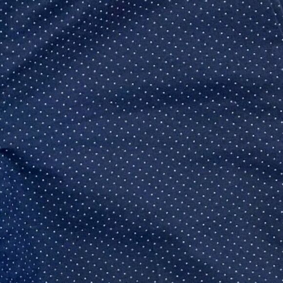 Hilary Radley Blue White Polka Dot Mid Rise Chino Capri Pants Size 10 - Picture 3 of 8